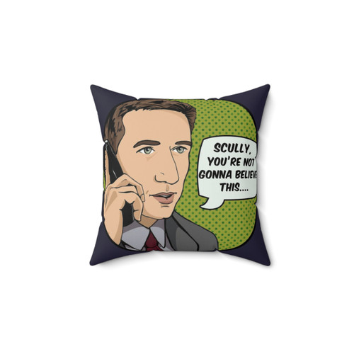 X-Files Mulder Pillow - Soft & Comfortable Bedding