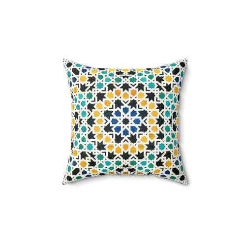 Alhambra Tessellation Throw Pillow