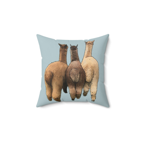 Soft and plush alpaca pillow for cozy sleep