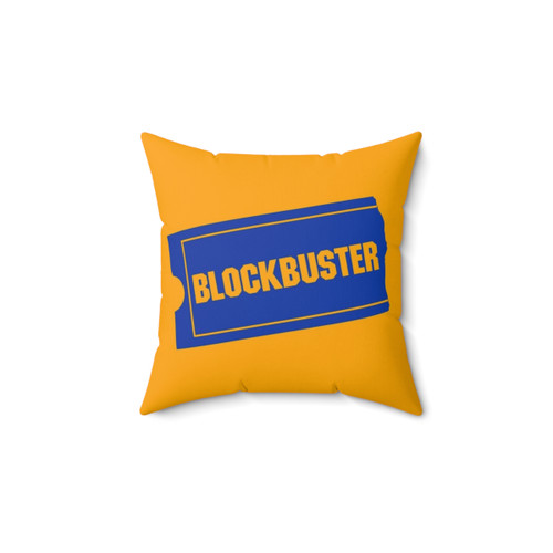 Blockbuster Retro Logo Pillow