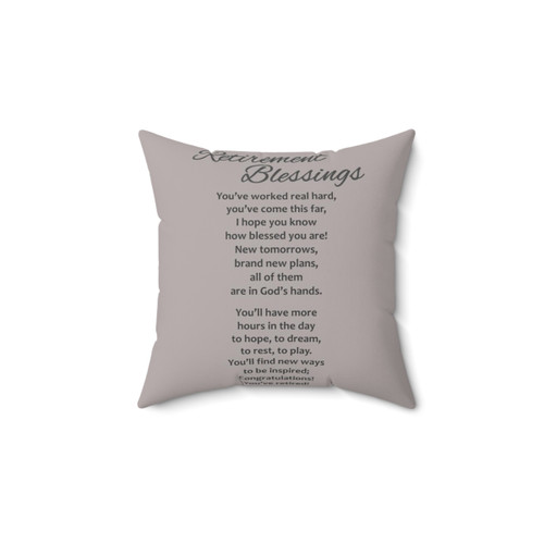 Retirement Pillow for New Retiree with Retirement Gift Ideas
