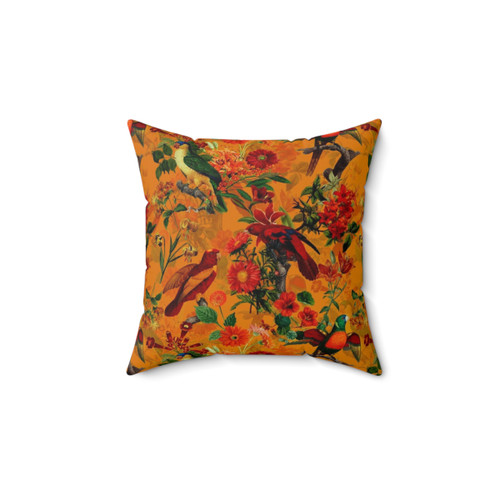 Vintage Tropical Botanical Garden Pillow