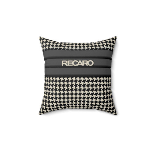 Recaro Racing Seat Houndstooth Pillow