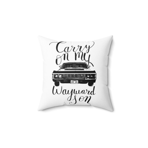 Supernatural Carry on My Wayward Son Pillow
