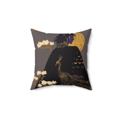 Mollymauk 01 Aesthetic Floral Pillow