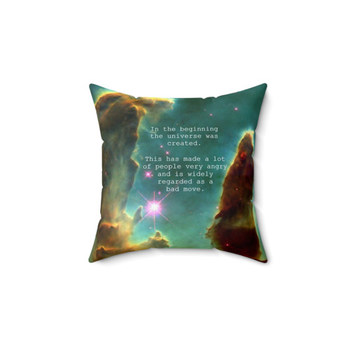 Hitchhiker's Guide to the Galaxy Quote Pillow