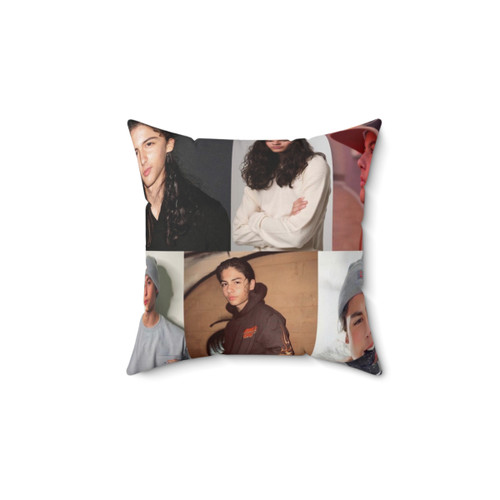 Collage Aesthetic Pillow featuring Miguel Cazarez Mora