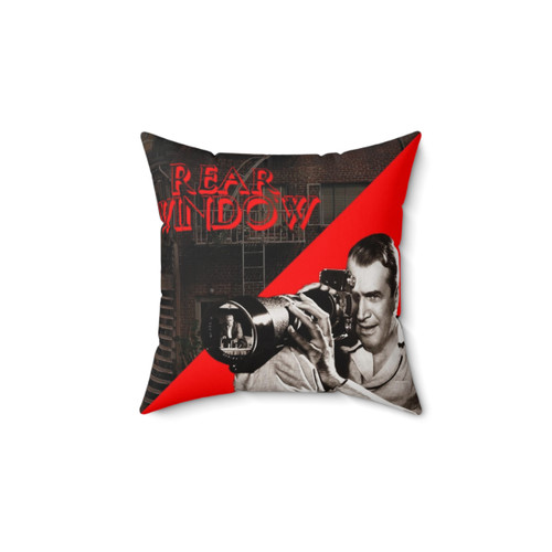 Rear Window Movie Themed Pillow