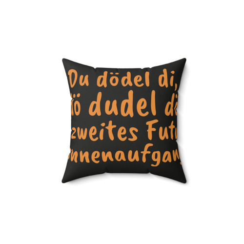 German Yodeling Diploma Pillow - Loriot TV Cult Comedy