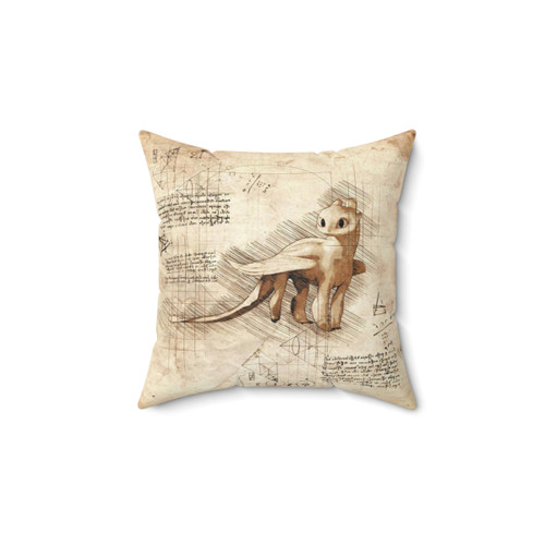 Lightfury Da Vinci Style Decorative Pillow