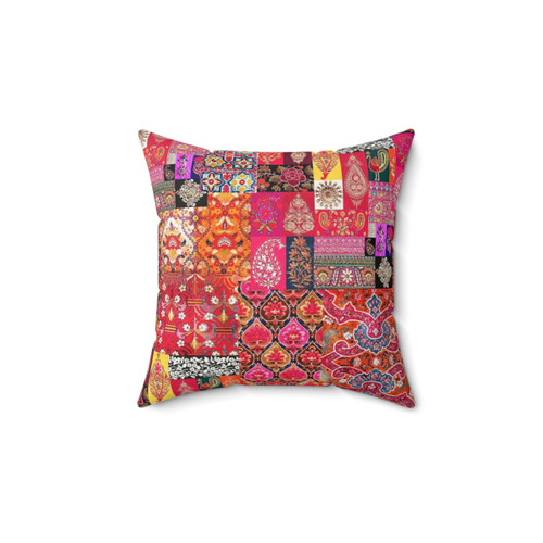 Moroccan & Indian Fusion Throw Pillow