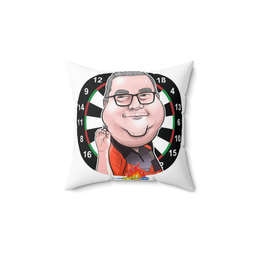 Dart Player Caricature Pillow by Darts Attack