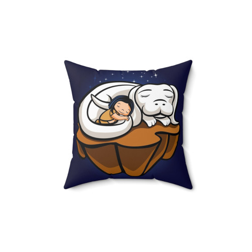 Neverending Story Friendship Pillow featuring Atreyu and Falcore