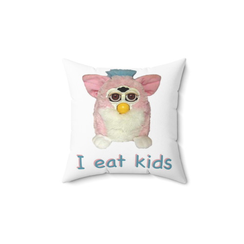 Cursed Furby Pillow - Funny Meme Home Decor