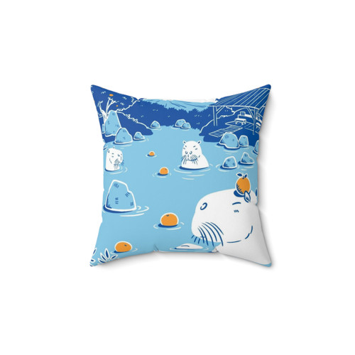 Capybara Yuzu Onsen Pillow - Relaxing Nature-Inspired Bedding