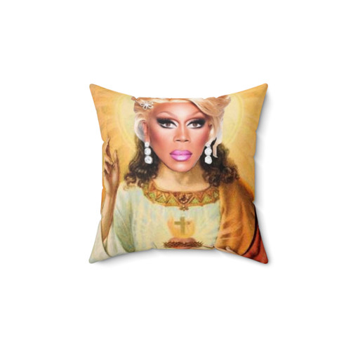 Funny Drag Queen Decorative Pillow