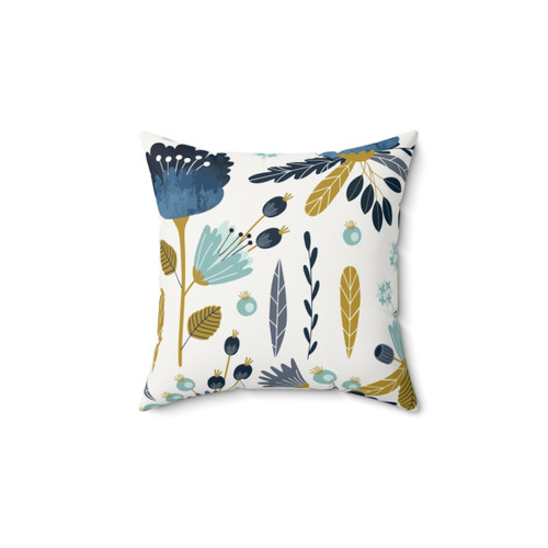 Floral Watercolor Throw Pillow