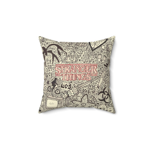 Stranger Things themed throw pillow