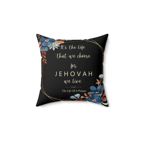 Floral JW Pioneer Life Pillow