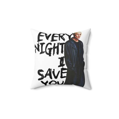 Spike Buffy Themed Pillow