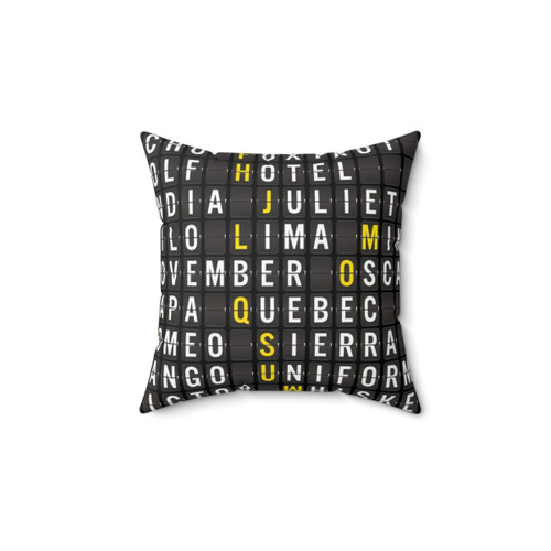 Alphabet Phonetic Pillow for Pilots