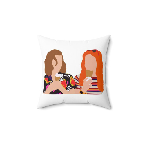Max and Eleven Stranger Things Themed Pillow