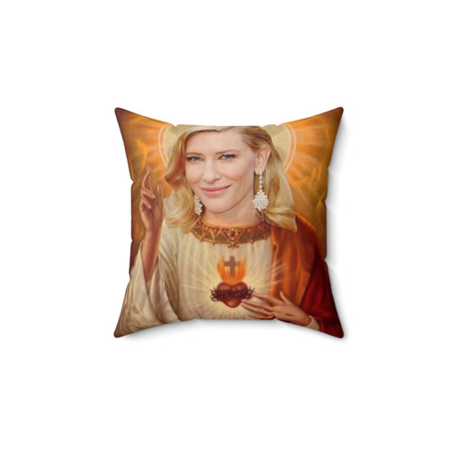Jesus Cate Blanchett Pillow - Cozy Home Decor