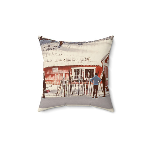 Ski Camp Pillow - Cozy Mountain Adventure