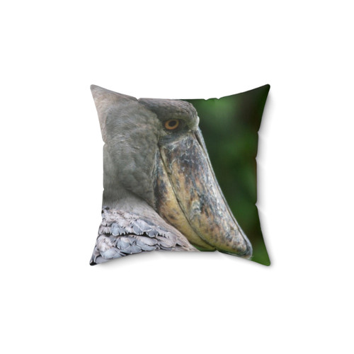 Shoebill Bird Pillow - Unique African Animal Home Decor