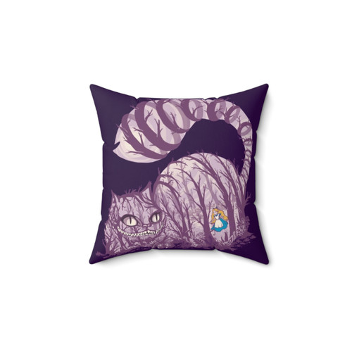 Cheshire Cat Pillow for Alice in Wonderland Decor