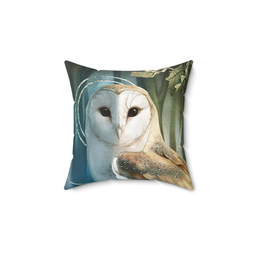 December Owl Decorative Throw Pillow