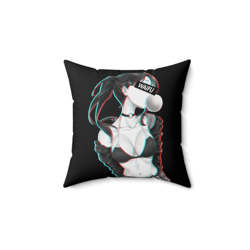 Cute Anime Girl Waifu Pillow Black Edition