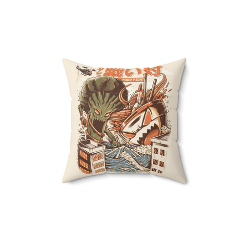 Brocco vs Ramen Kaijus Anime Pillow