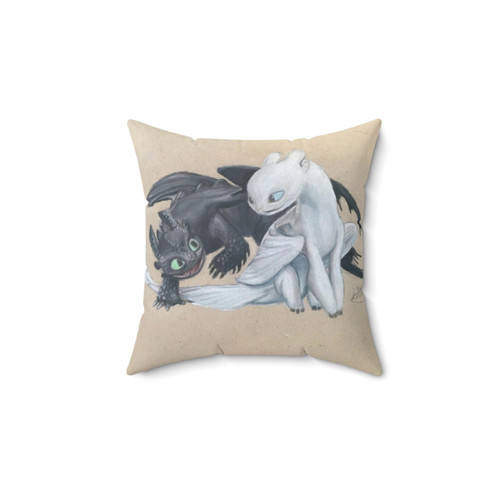 Toothless and Lightfury Pillow from How to Train Your Dragon