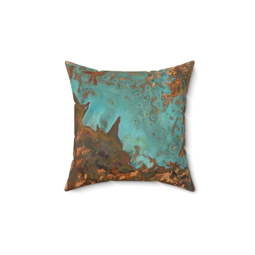 Copper Rust Accent Pillow by Rochelle Lee