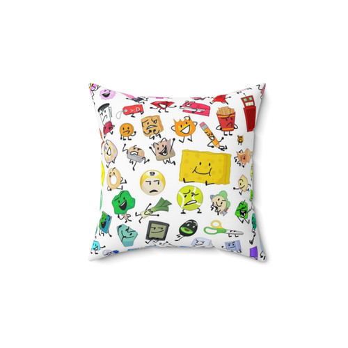 BFDI & TPOT Cast Throw Pillow