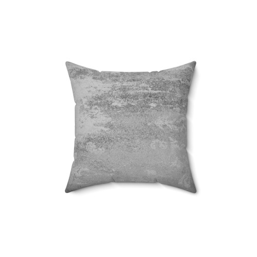Solid Grey Texture Pillow
