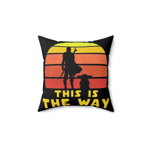 Mando Retro Vol.1 Pillow - The Mandalorian Themed Home Decor