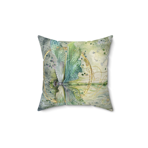 Enchanted Dragonfly Throw Pillow