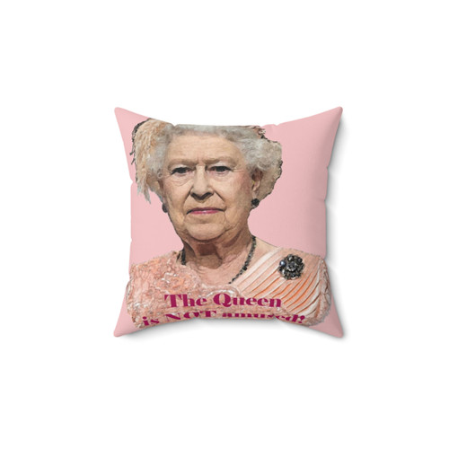 Queen Elizabeth Inspired Humor Pillow