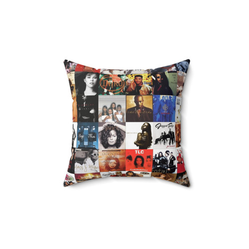 90s RNB Themed Decorative Pillow
