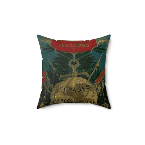 Jules Verne Extraordinary Voyages Pillow