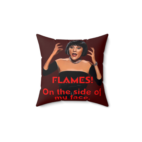 Flames! Mrs. White Themed Decorative Pillow