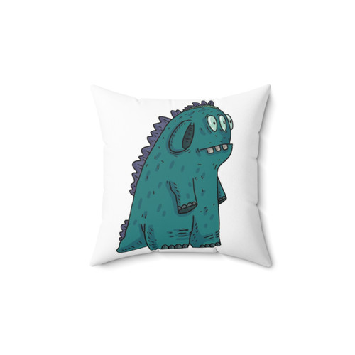 Blue Alien Pillow for Children's Rooms