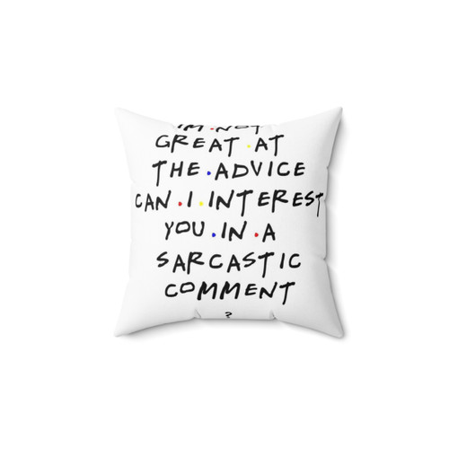Chandler Bing Quotes Throw Pillow