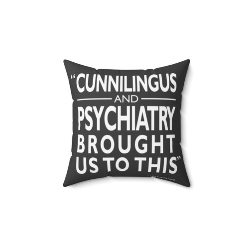 Sopranos-Themed Pillow with Mob Boss Quote