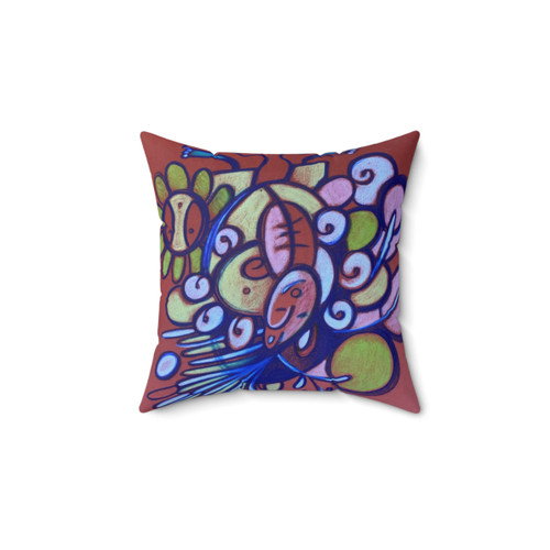 Twisted Taino Decorative Throw Pillow
