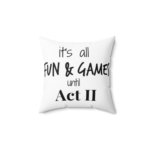Act 2 Performance Pillow for Theater and Musical Fans