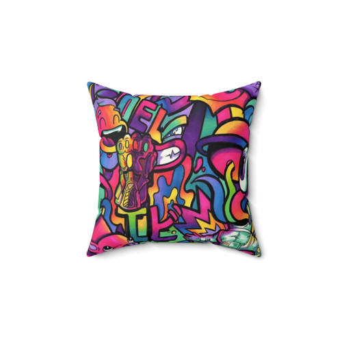 Copic Marker Doodle Decorative Pillow