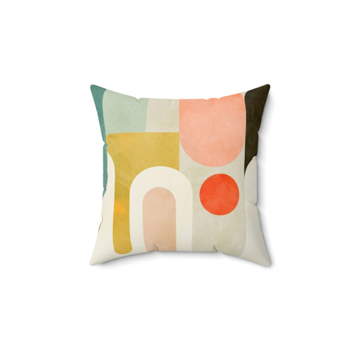 Geometric Abstract Throw Pillow